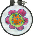 (image for) Learn A Craft Fun Flower Counted Cross Stitch Kit